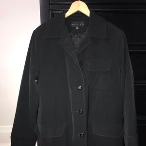 Black Jacket with Quilted Lining